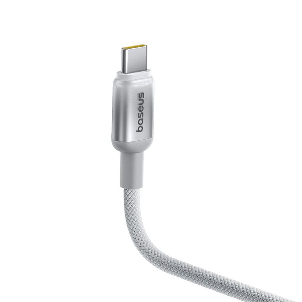 USB-A - USB-C Baseus Discolor adat- és töltőkábel, 100W, 1m, ezüst E0420803