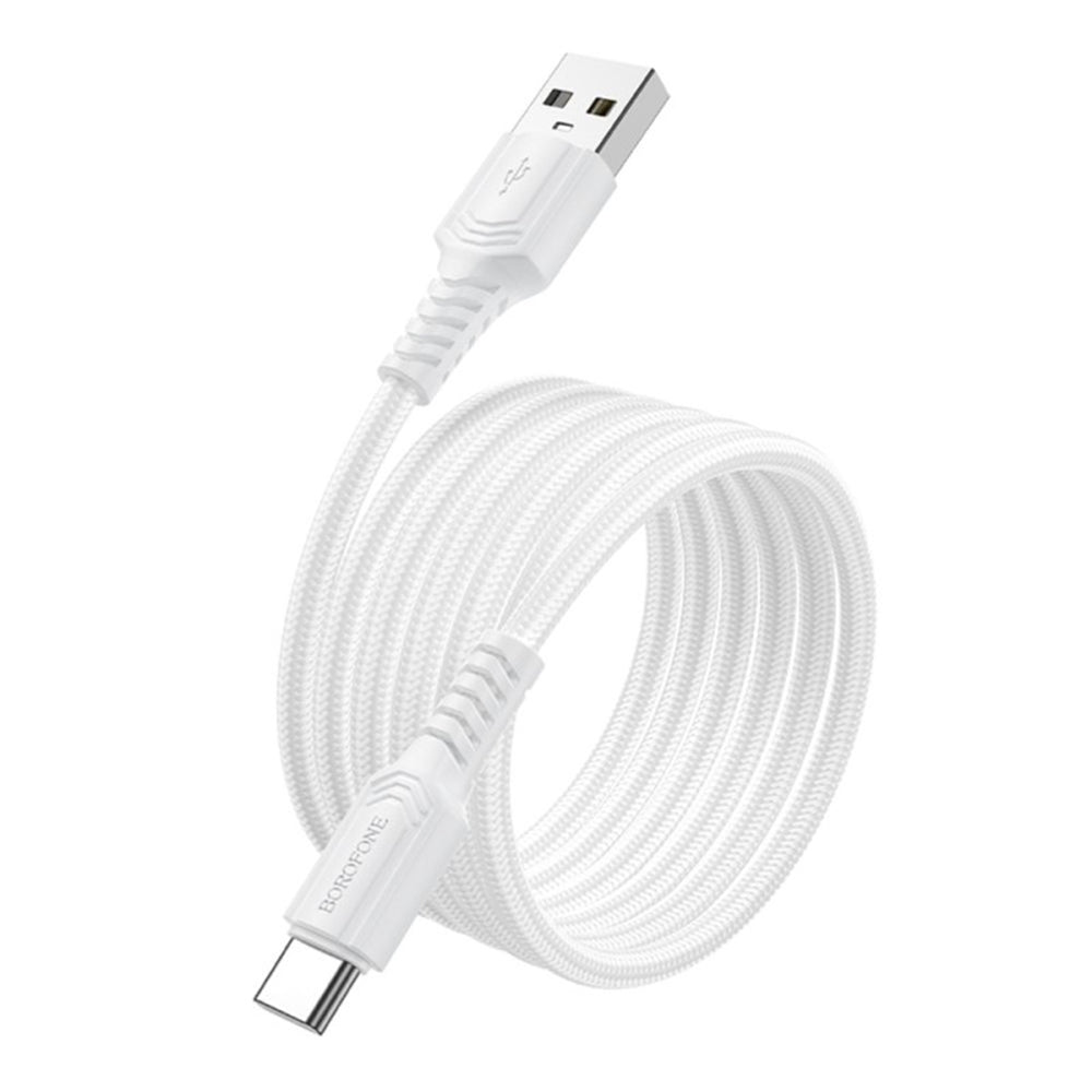 USB-A - USB-C Borofone BX116 Certain adat- és töltőkábel, 18W, 1m, Fekete