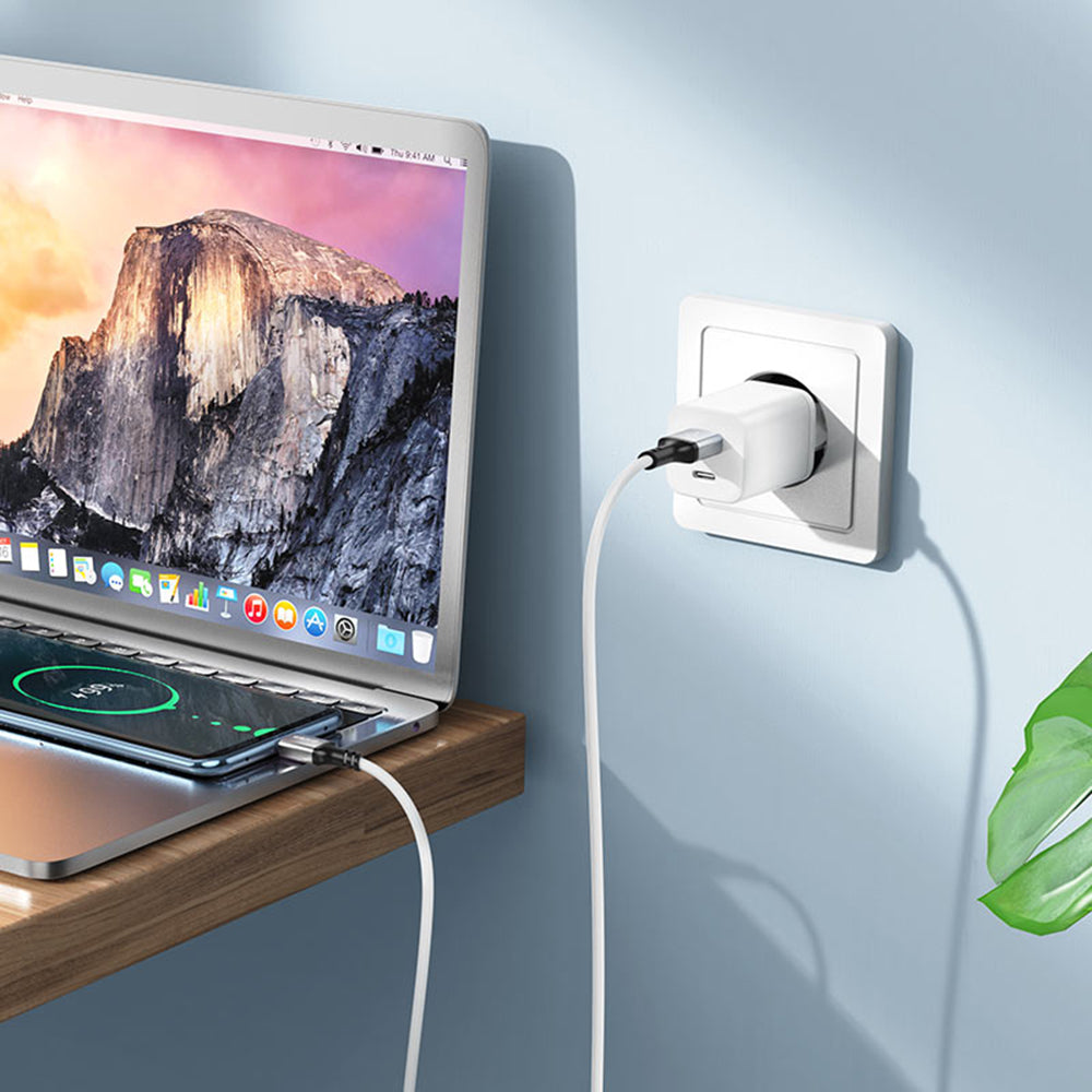 USB-A - USB-C Borofone BX83 adat- és töltőkábel, 18W, 1m, Fekete