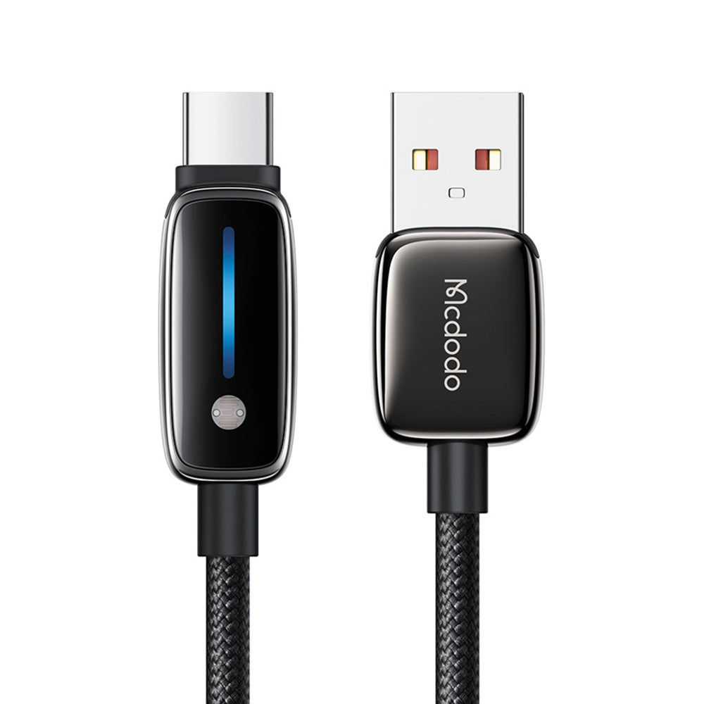 USB-A - USB-C McDodo CA-0020 adat- és töltőkábel, 66W, 1.2m, Fekete