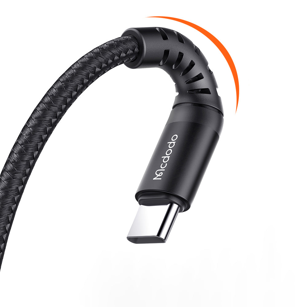 USB-A - USB-C McDodo CA-2271 adat- és töltőkábel, 18W, 1m, Fekete