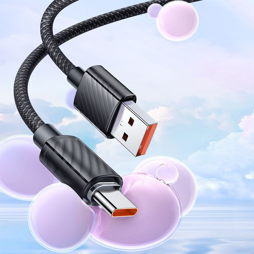 USB-A to USB-C Data and Charging Cable McDodo CA-3650, 100W, 1.2m, Black