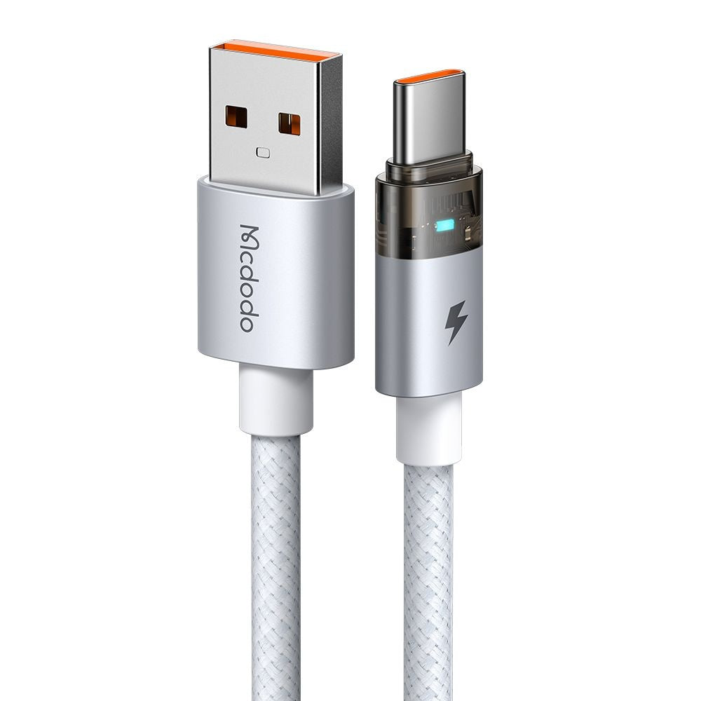 USB-A - USB-C McDodo CA-6892 adat- és töltőkábel, 66W, 1.2m, Fehér