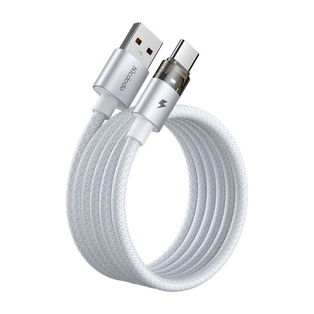 USB-A - USB-C McDodo CA-6892 adat- és töltőkábel, 66W, 1.2m, Fehér
