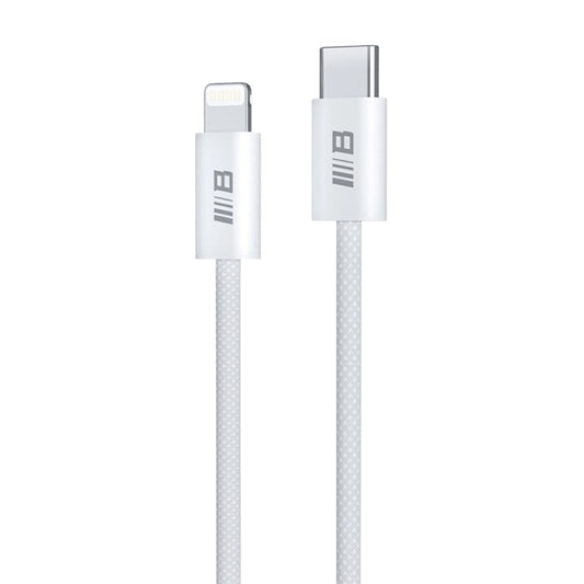 USB-C - Lightning Blueo adat- és töltőkábel, 20W, 2m, Fehér