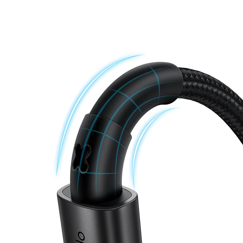 USB-C - Lightning McDodo CA-2850 adat- és töltőkábel, 36W, 1.2m, Fekete