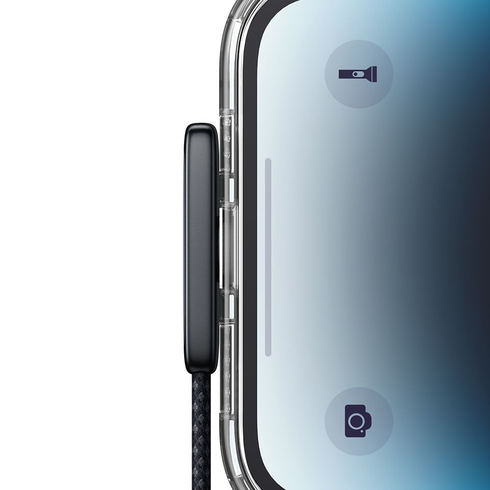 USB-C - Lightning McDodo CA-3350 Angled adat- és töltőkábel, 36W, 1.2m, Fekete