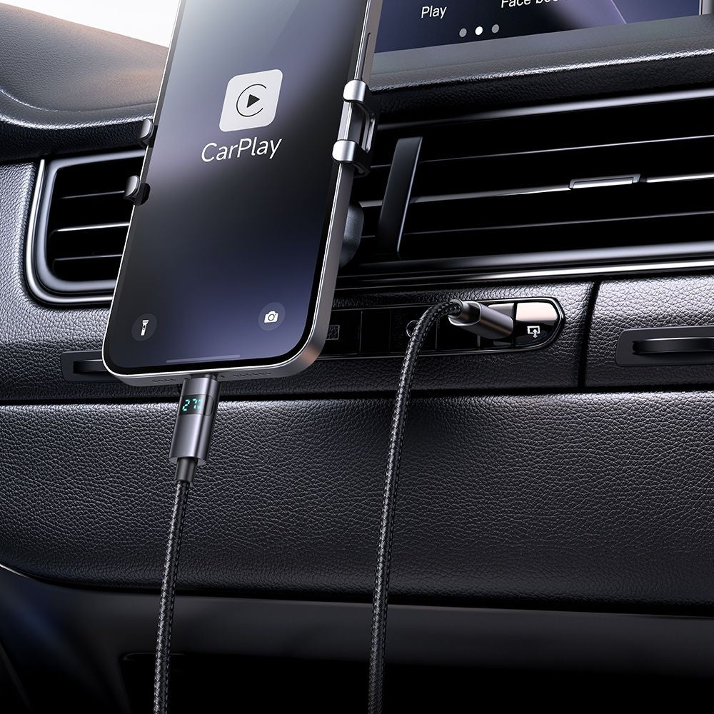 USB-C - Lightning McDodo CA-6570 Display adat- és töltőkábel, 36W, 1.2m, Fekete