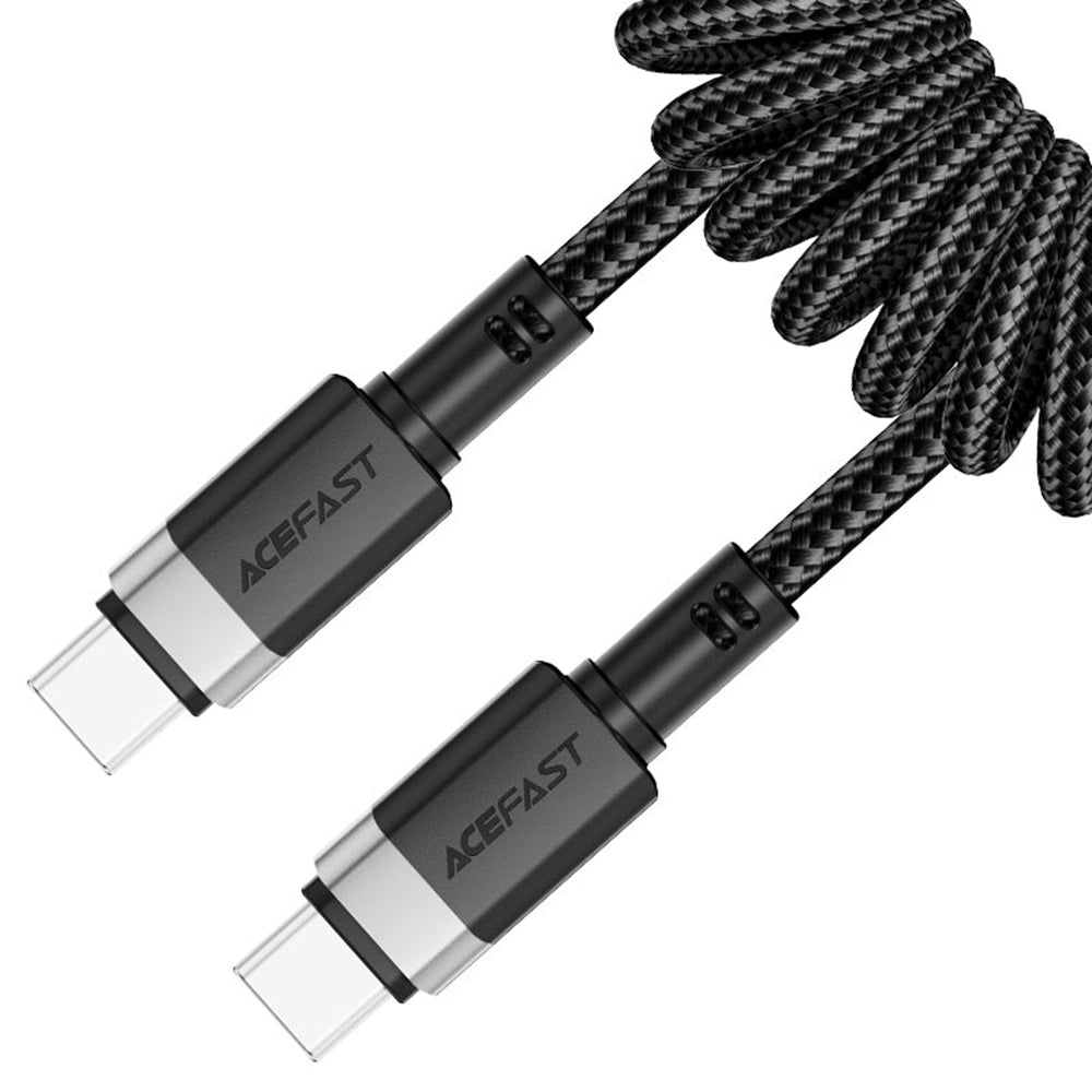 USB-C Data and Charging Cable - USB-C Acefast C14-03, 60W, 1.2m, Black