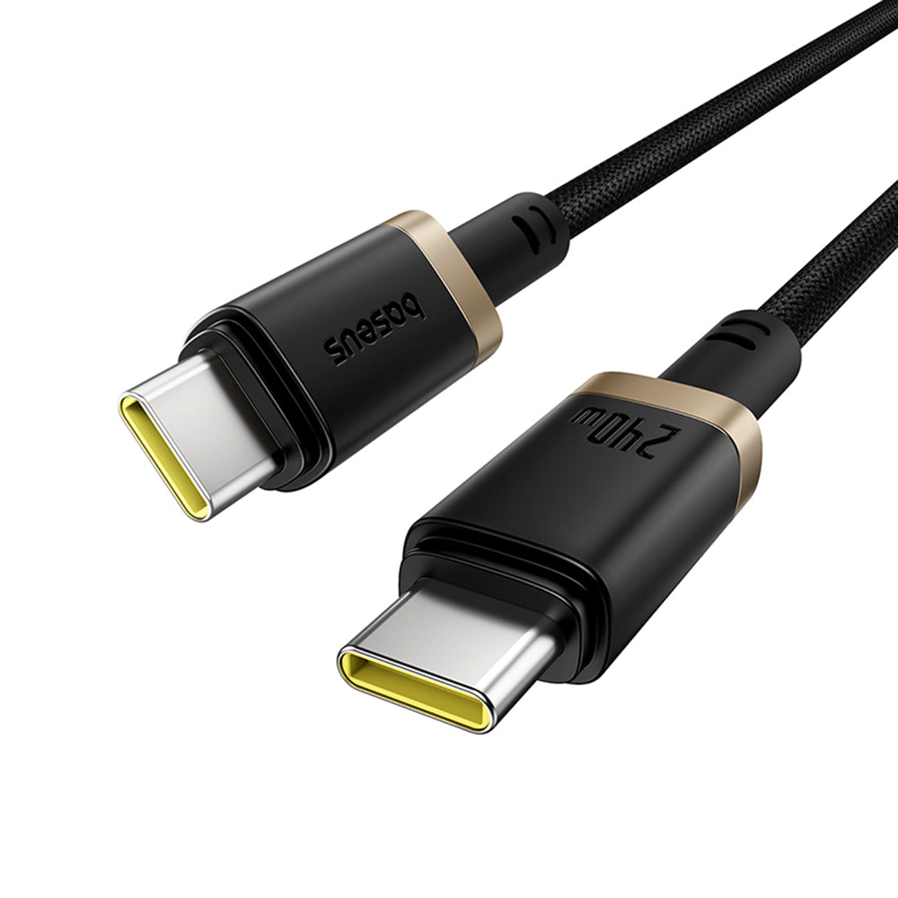 USB-C - USB-C Baseus Dura adat- és töltőkábel, 240W, 1m, Arany Fekete P10377803U03-00
