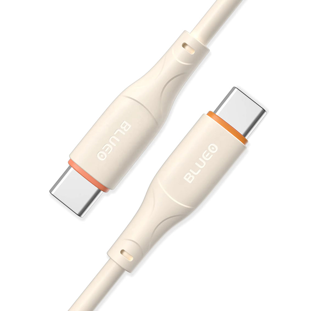 USB-C - USB-C Blueo Ape Legend adat- és töltőkábel, 100W, 1.5m, Narancssárga