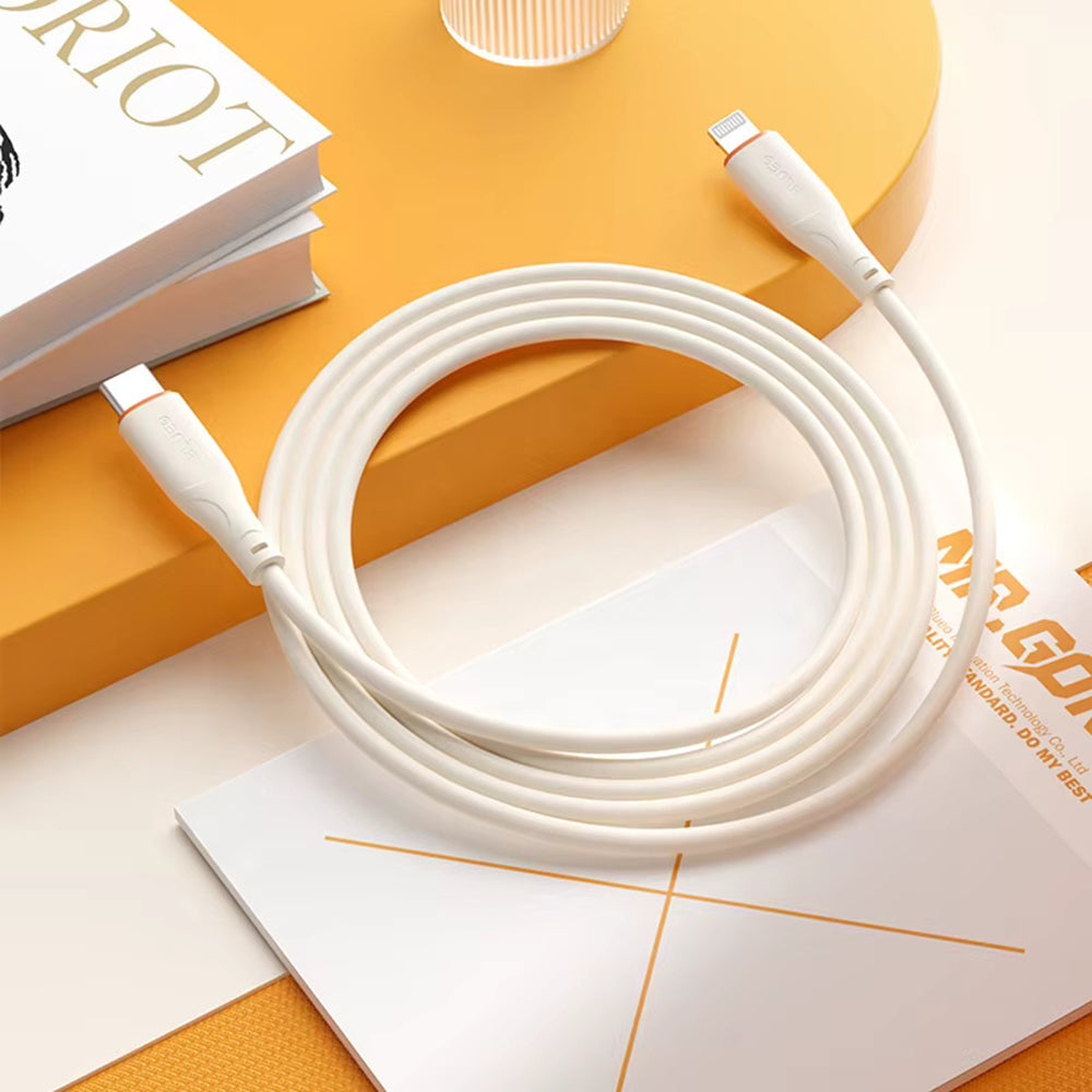 USB-C - USB-C Blueo Ape Legend adat- és töltőkábel, 100W, 1.5m, Narancssárga