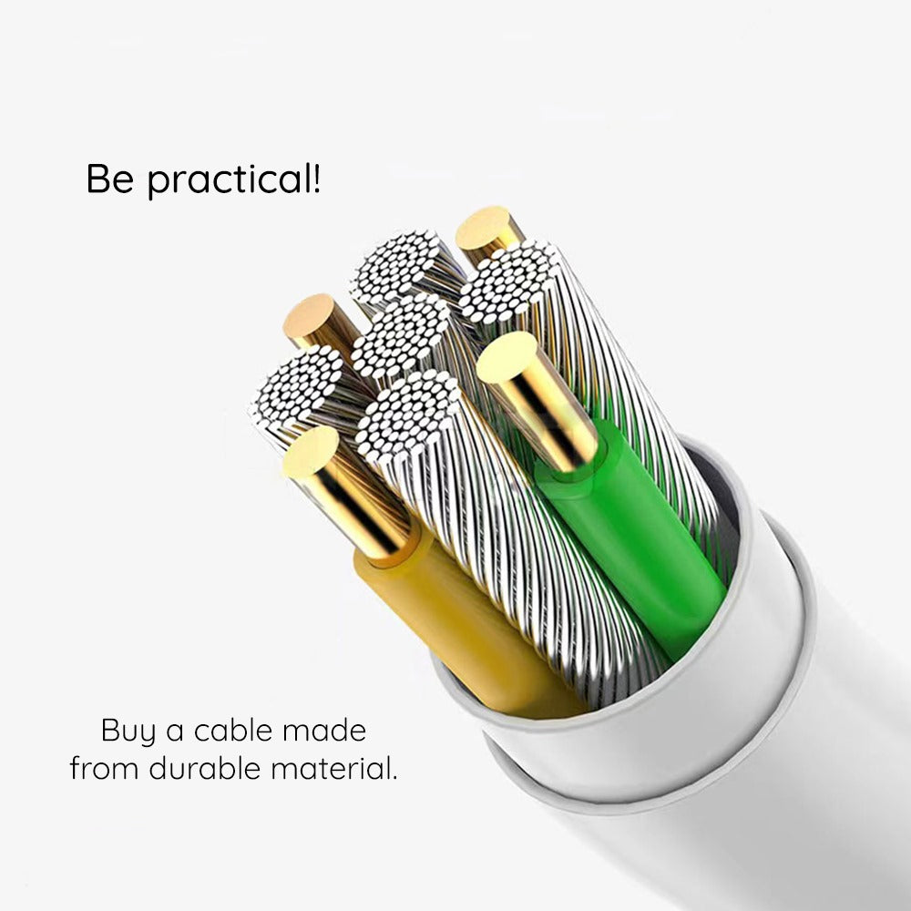 USB-C - USB-C Borofone BX110 Beneficio adat- és töltőkábel, 60W, 1m, Fehér