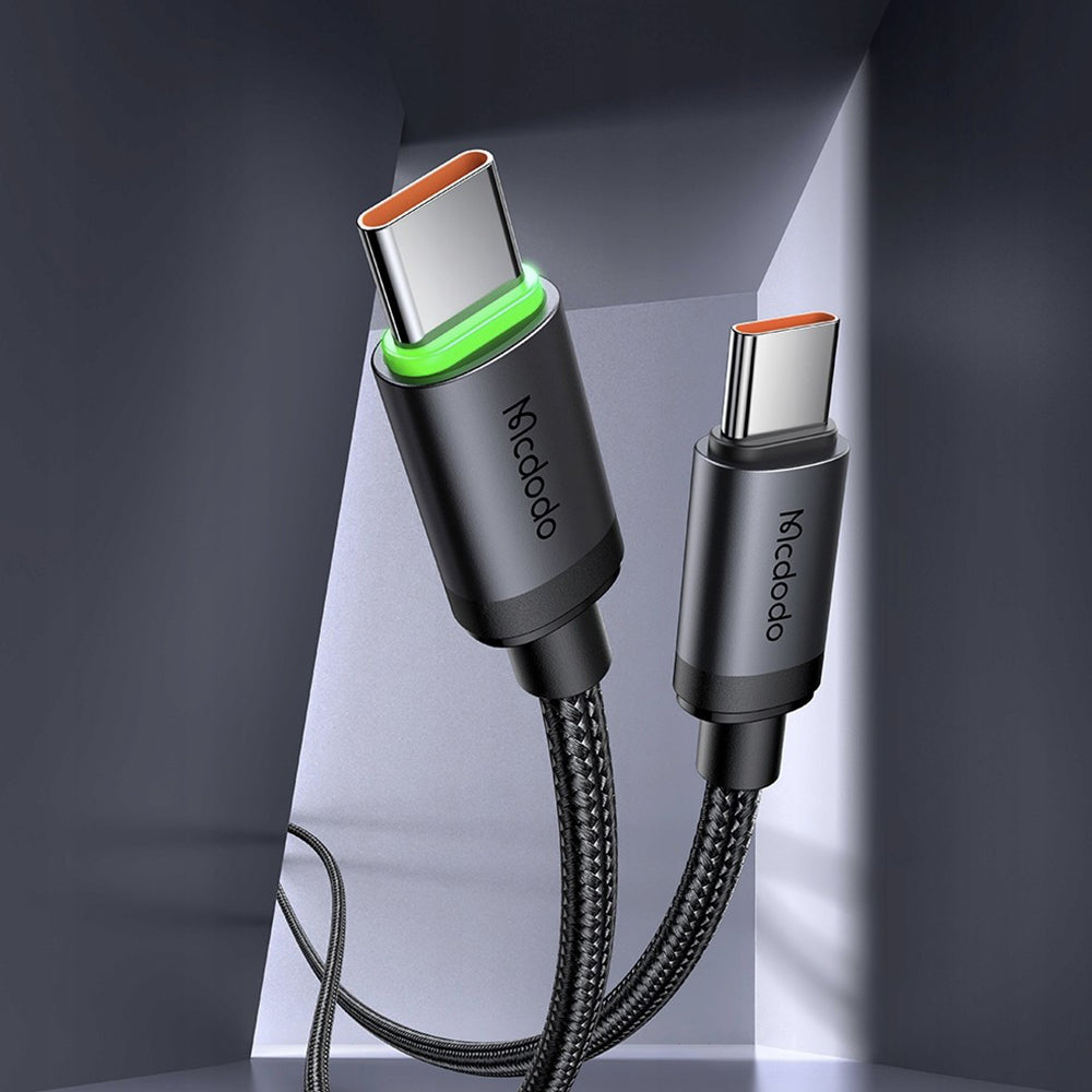 USB-C - USB-C McDodo CA-4410 adat- és töltőkábel, 60W, 1m, Fekete