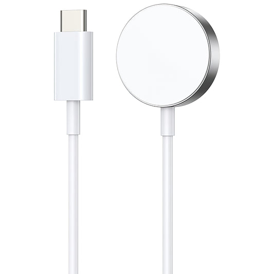 BWOO WL-18 vezeték nélküli töltő Apple Watch Series-hez, USB-C, fehér