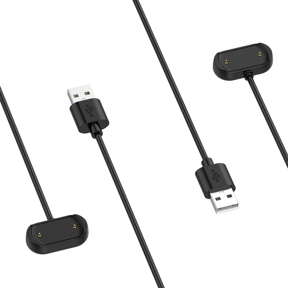 Techsuit THA3 töltőkábel az Amazfit Watch sorozathoz, USB-A, Fekete