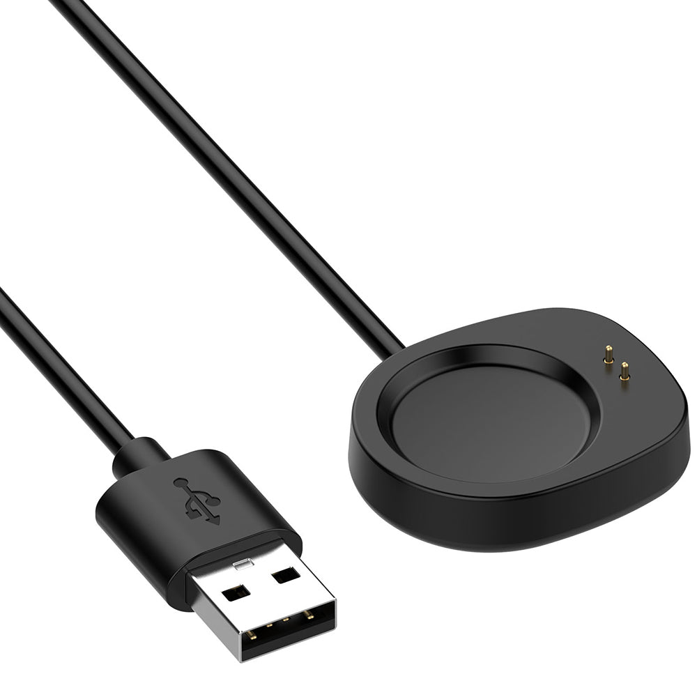 Techsuit THA4 töltőkábel Amazfit T-Rex 3 / Balance készülékekhez, USB-A, Fekete