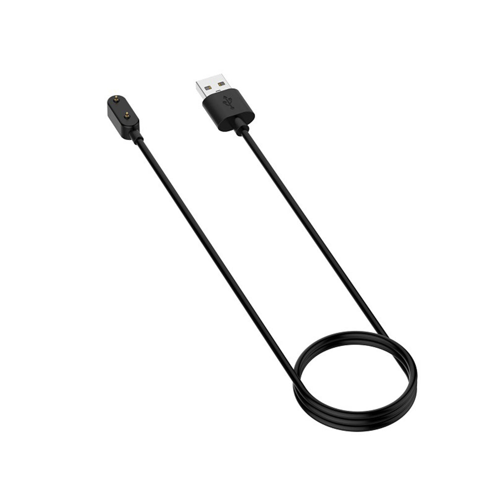 Techsuit THH1 töltőkábel Huawei Band / Honor Band / Oppo Watch sorozathoz, USB-A, Fekete