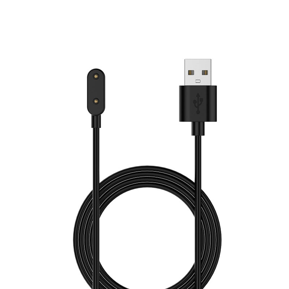 Techsuit THH1 töltőkábel Huawei Band / Honor Band / Oppo Watch sorozathoz, USB-A, Fekete