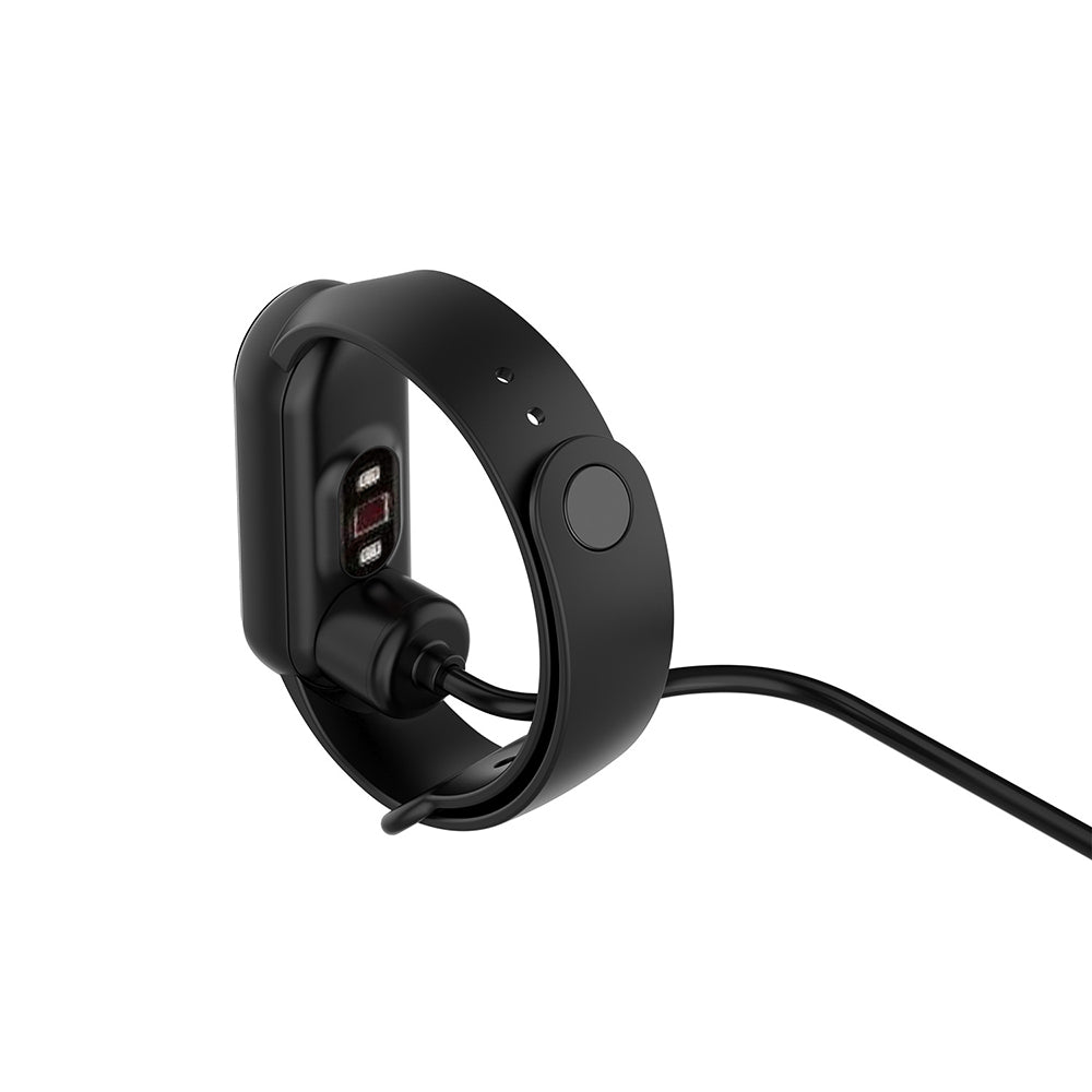 Techsuit TXC1 töltőkábel Xiaomi Smart Band 7 / 6 / 5 készülékekhez, USB-A, Fekete