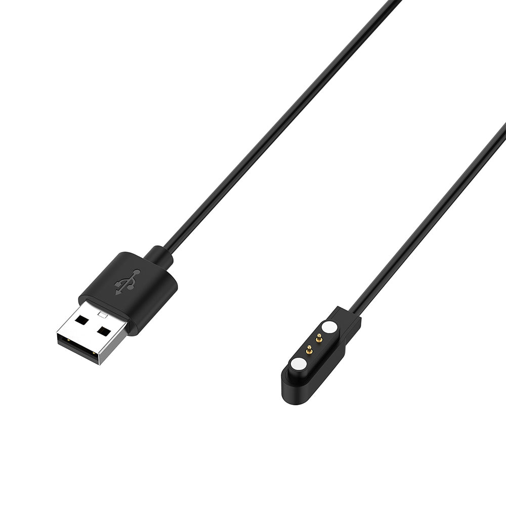 Techsuit TXC4 töltőkábel Oneplus Nord Watch / Haylou Bling LS12 / RT LS05S, USB-A, Fekete