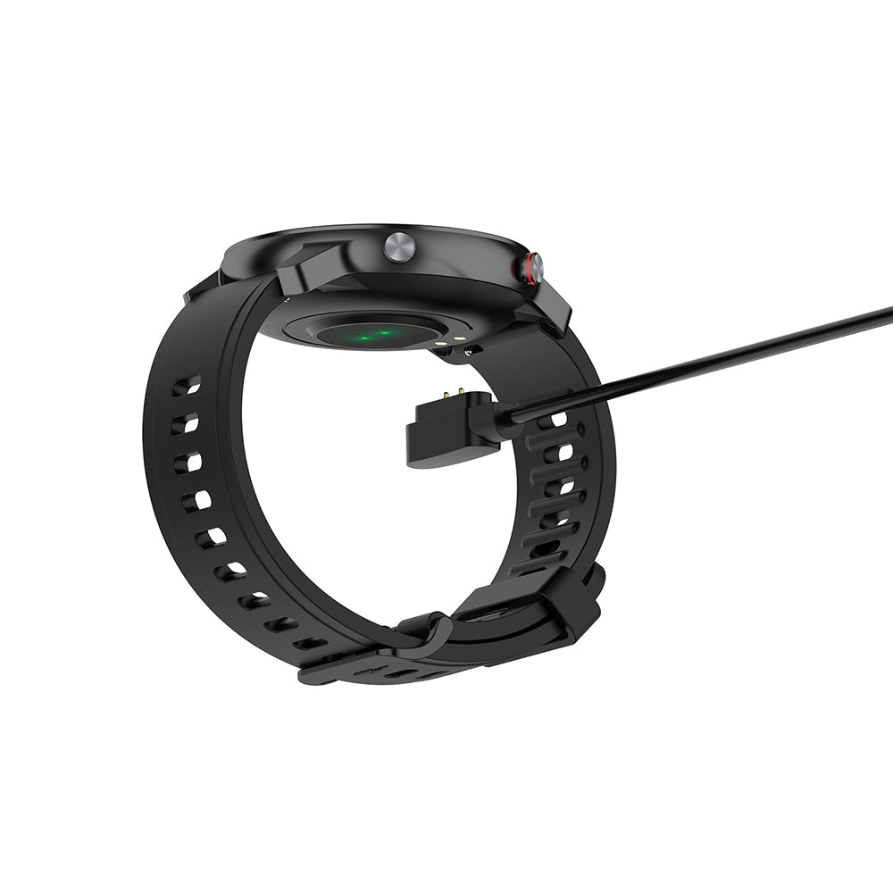 Techsuit TXC4 töltőkábel Oneplus Nord Watch / Haylou Bling LS12 / RT LS05S, USB-A, Fekete