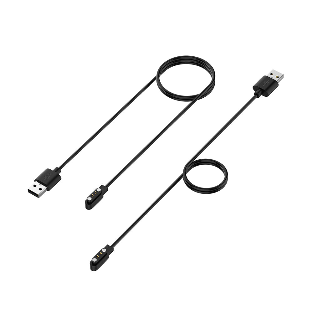 Techsuit TXC4 töltőkábel Oneplus Nord Watch / Haylou Bling LS12 / RT LS05S, USB-A, Fekete