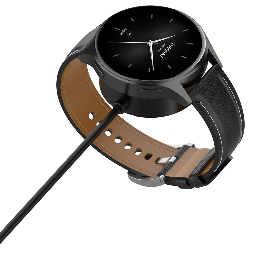 Techsuit TXC5 töltőkábel Xiaomi Watch H1 / Watch 2 Pro / Watch S2 készülékekhez, USB-A, Fekete