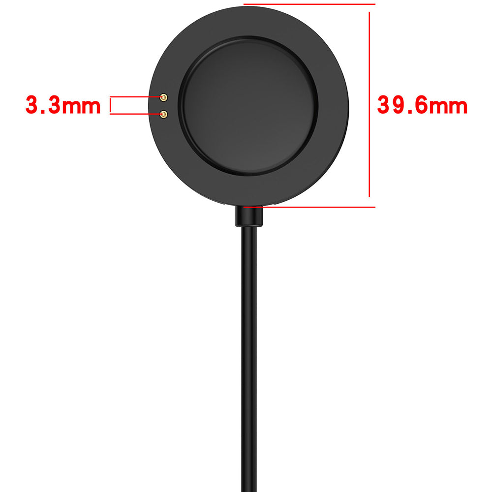Techsuit TXC5 töltőkábel Xiaomi Watch H1 / Watch 2 Pro / Watch S2 készülékekhez, USB-A, Fekete