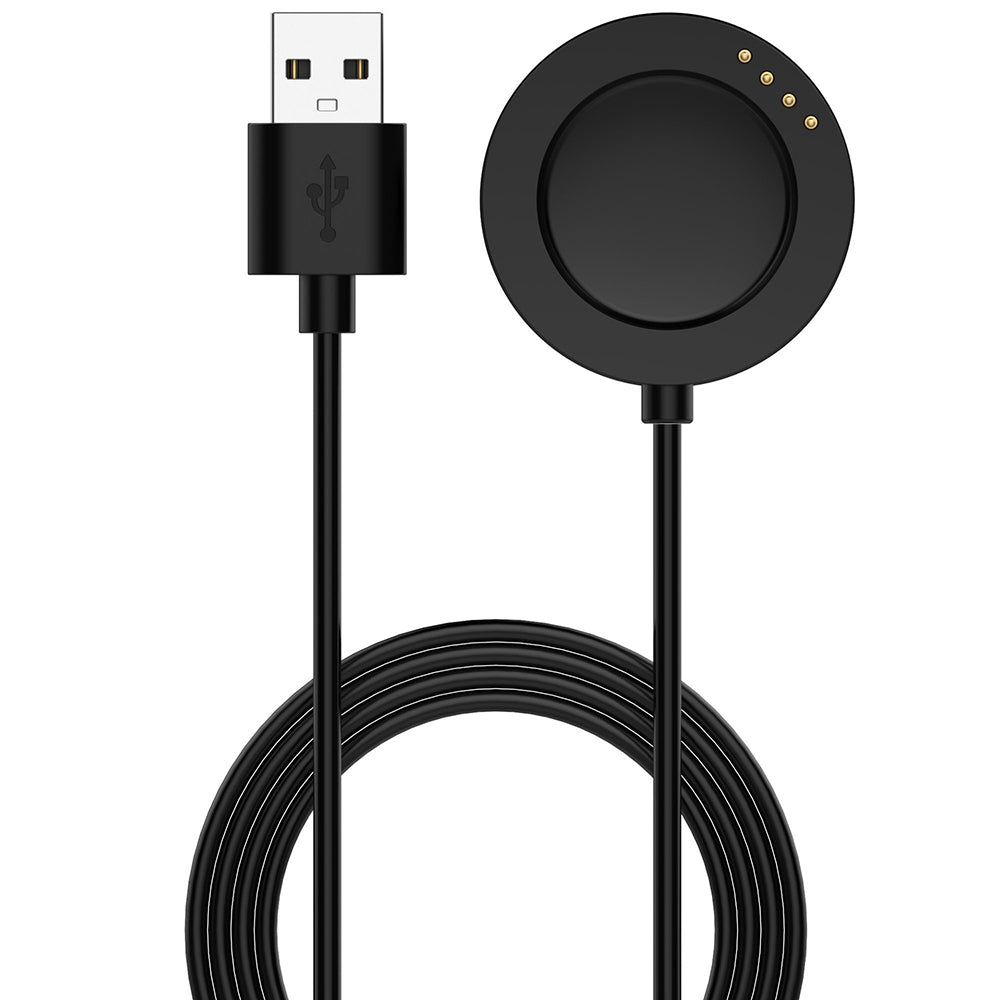 Techsuit TXC9 töltőkábel Xiaomi Watch S4 Sport-hoz, USB-A, Fekete