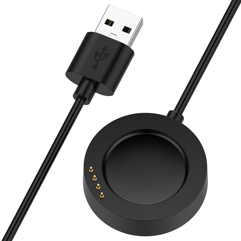 Techsuit TXC9 töltőkábel Xiaomi Watch S4 Sport-hoz, USB-A, Fekete