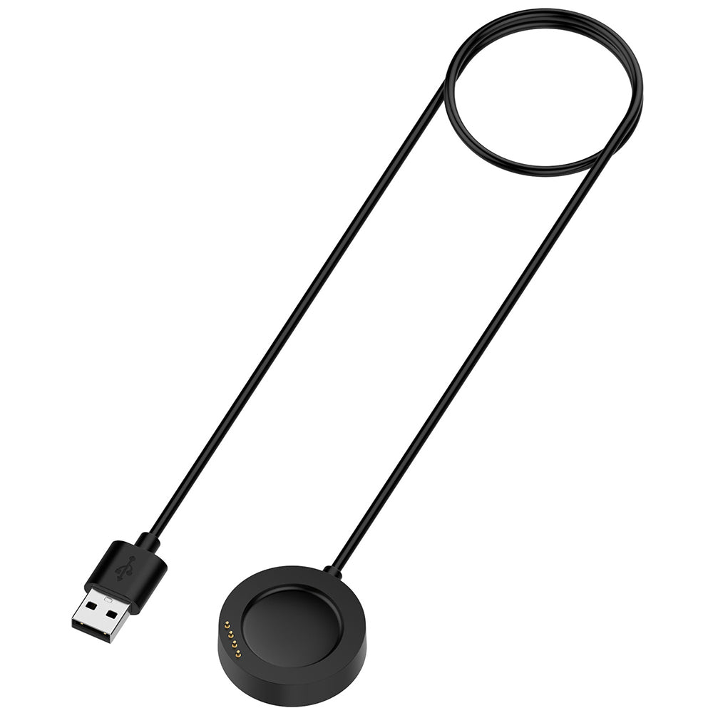 Techsuit TXC9 töltőkábel Xiaomi Watch S4 Sport-hoz, USB-A, Fekete