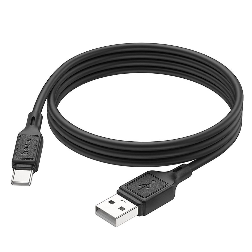 USB-A - USB-C HOCO X90 adat- és töltőkábel, 60W, 1m, Fekete