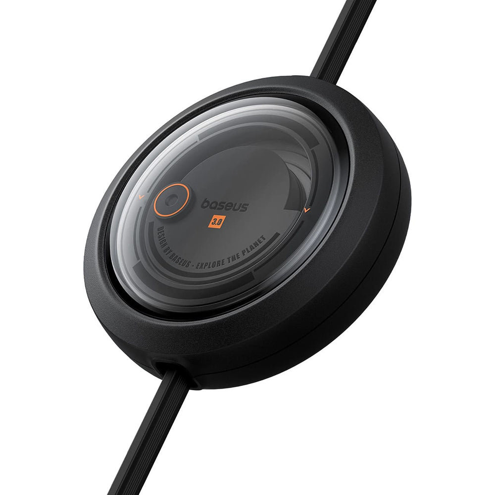 USB-C - Lightning / microUSB / USB-C Baseus Free2Draw Retractable töltőkábel, 100W, 1.1m, Fekete P10368700111-04
