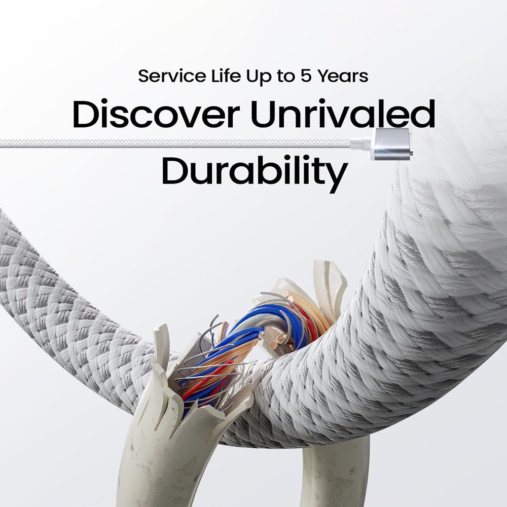 USB-C Töltőkábel - MagSafe 3 Lisen, 140W, 2m, Ezüst YL0123070001