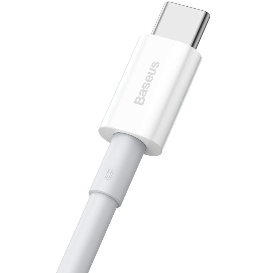Adat- és töltőkábel USB-A - USB-C Baseus Superior sorozat, 66W, 1m, fehér CATYS-02
