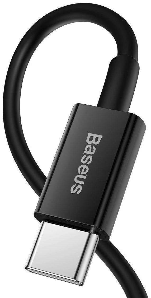 Adat- és töltőkábel USB-C - Lightning Baseus Superior sorozat, 20W, 2m, fekete CATLYS-C01