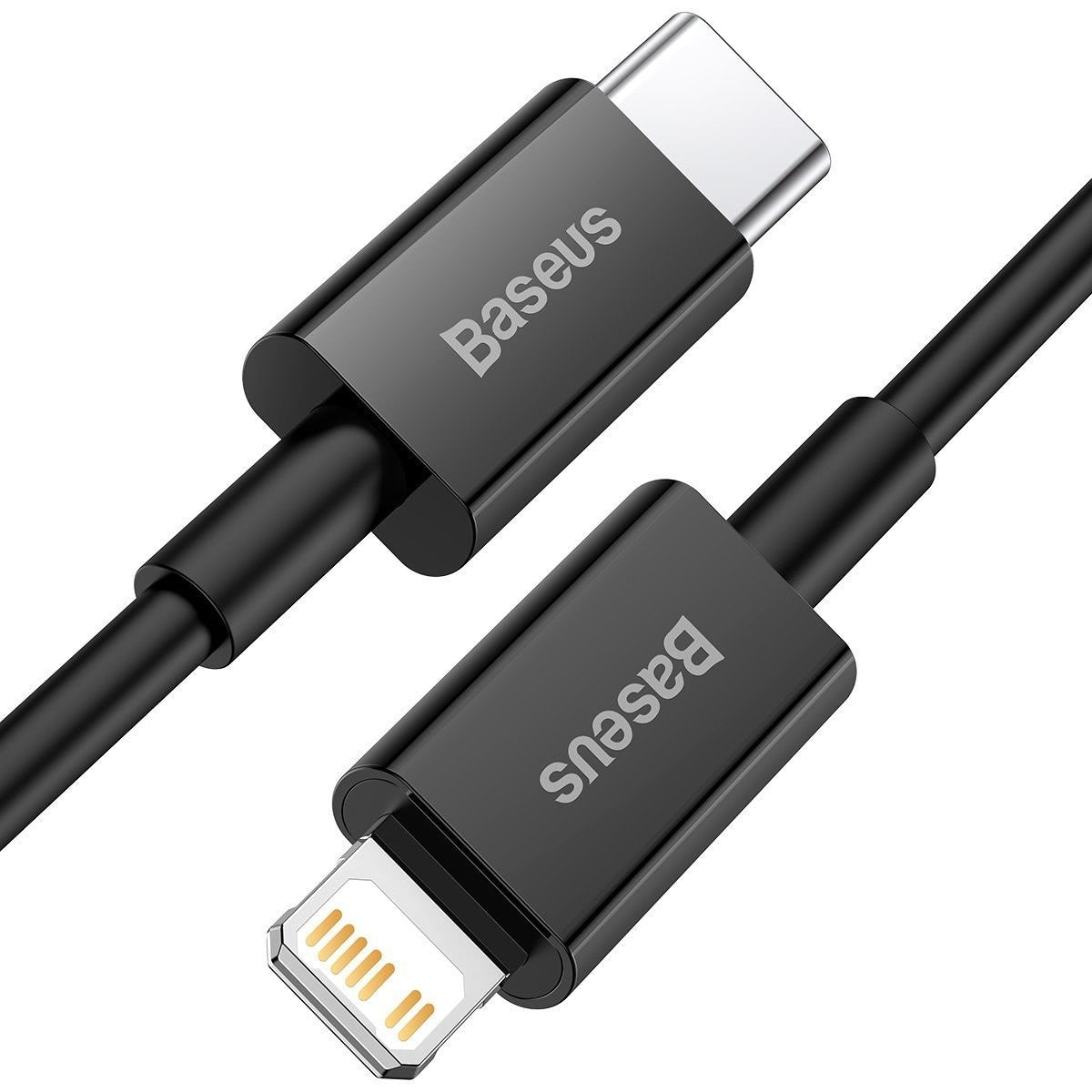 Adat- és töltőkábel USB-C - Lightning Baseus Superior sorozat, 20W, 2m, fekete CATLYS-C01