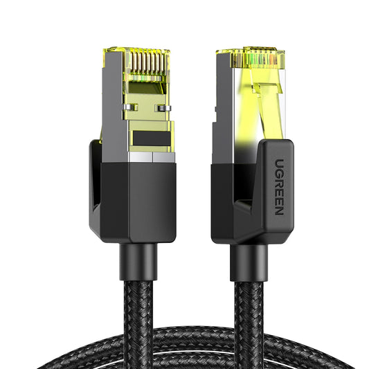 Hálózati kábel UGREEN NW150, UTP, Cat7, 2m, Fekete