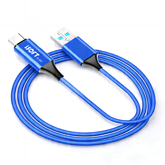 iSOFT IS-007 Adatátviteli Kábel, USB-A - USB-C Interfész