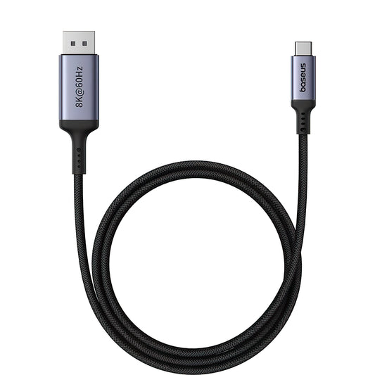 Audio és videokábel USB-C - DisplayPort USB-C Baseus Ultra Clarity, 8K, 1,5m, fekete B00633707070D111-00