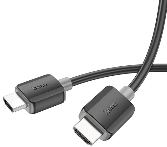HOCO US08 videokábel, HDMI - HDMI, 4K, 1m, Fekete