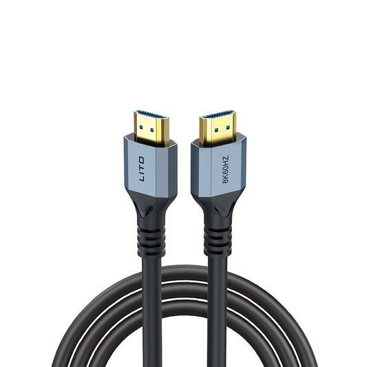Lito HD119 Videókábel, HDMI - HDMI, 8K, 1,8 m, Fekete