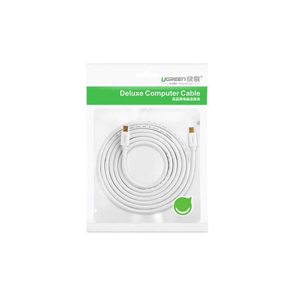 UGREEN Video Kábel, MiniDisplayPort - MiniDisplayPort, 4K, 2m, Fehér