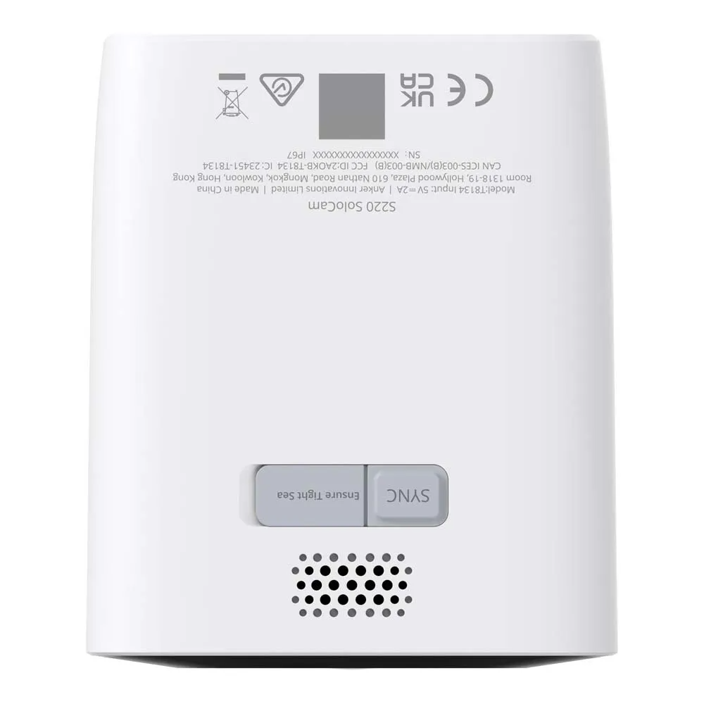 Eufy SoloCam S220 biztonsági kamera, Wi-Fi, 2K, IP67, napelem, kültéri T8134321