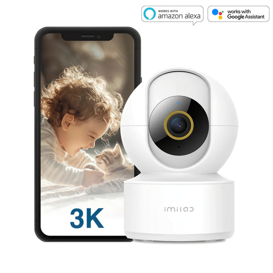 iMILAB C22 megfigyelőkamera, Wi-Fi, 3K, beltéri CMSXJ60A