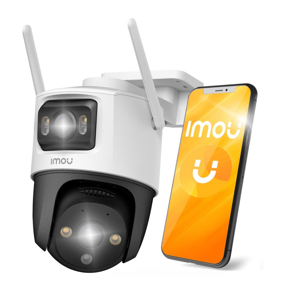 Imou Cruiser Dual kültéri megfigyelőkamera, Wi-Fi, 2.8K + 2.8K, IP66, fehér IPC-S7XP-10M0WED-0360B