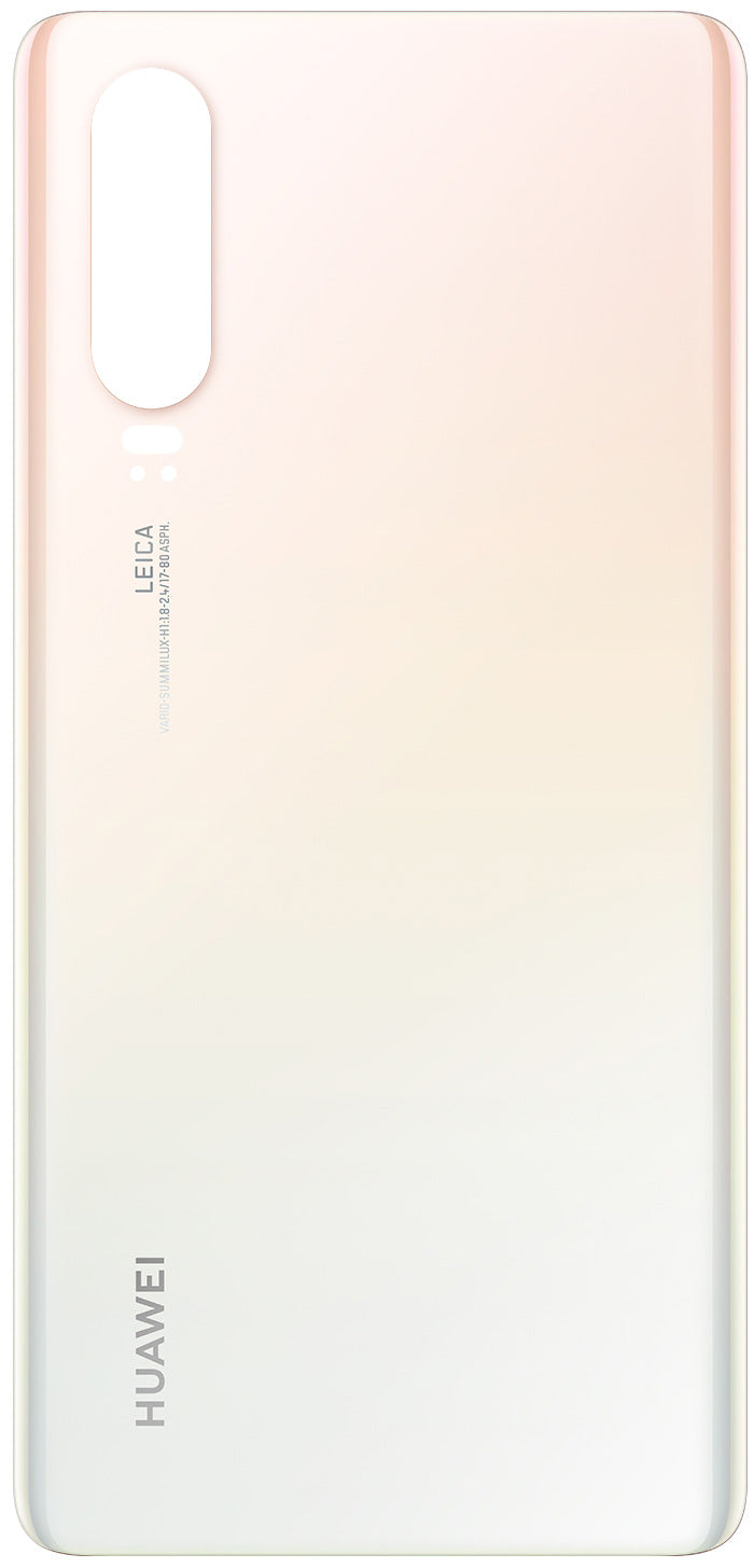 Akkufedél kompatibilis Huawei P30-hoz, fehér