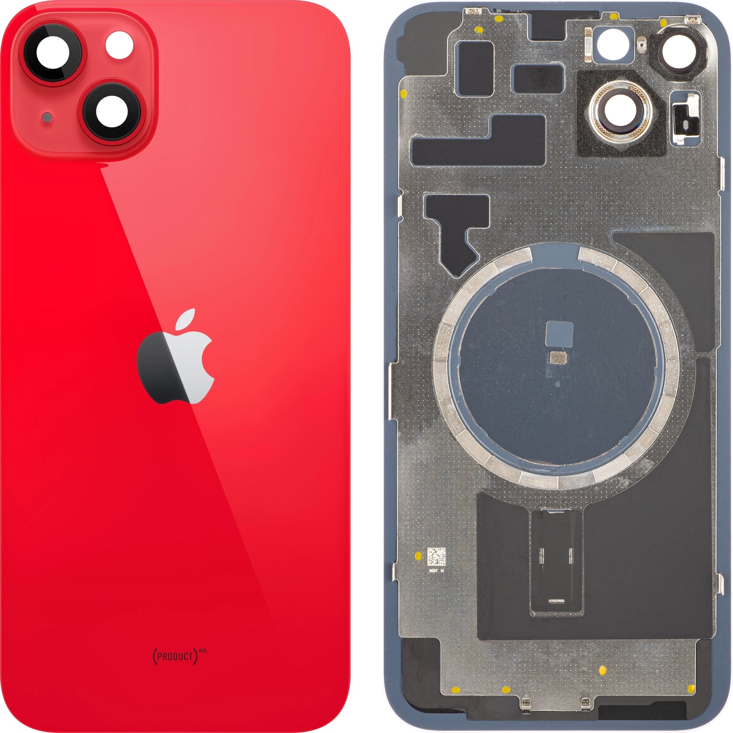 Apple iPhone 14 Plus akkumulátorvédő, piros, cserélhető