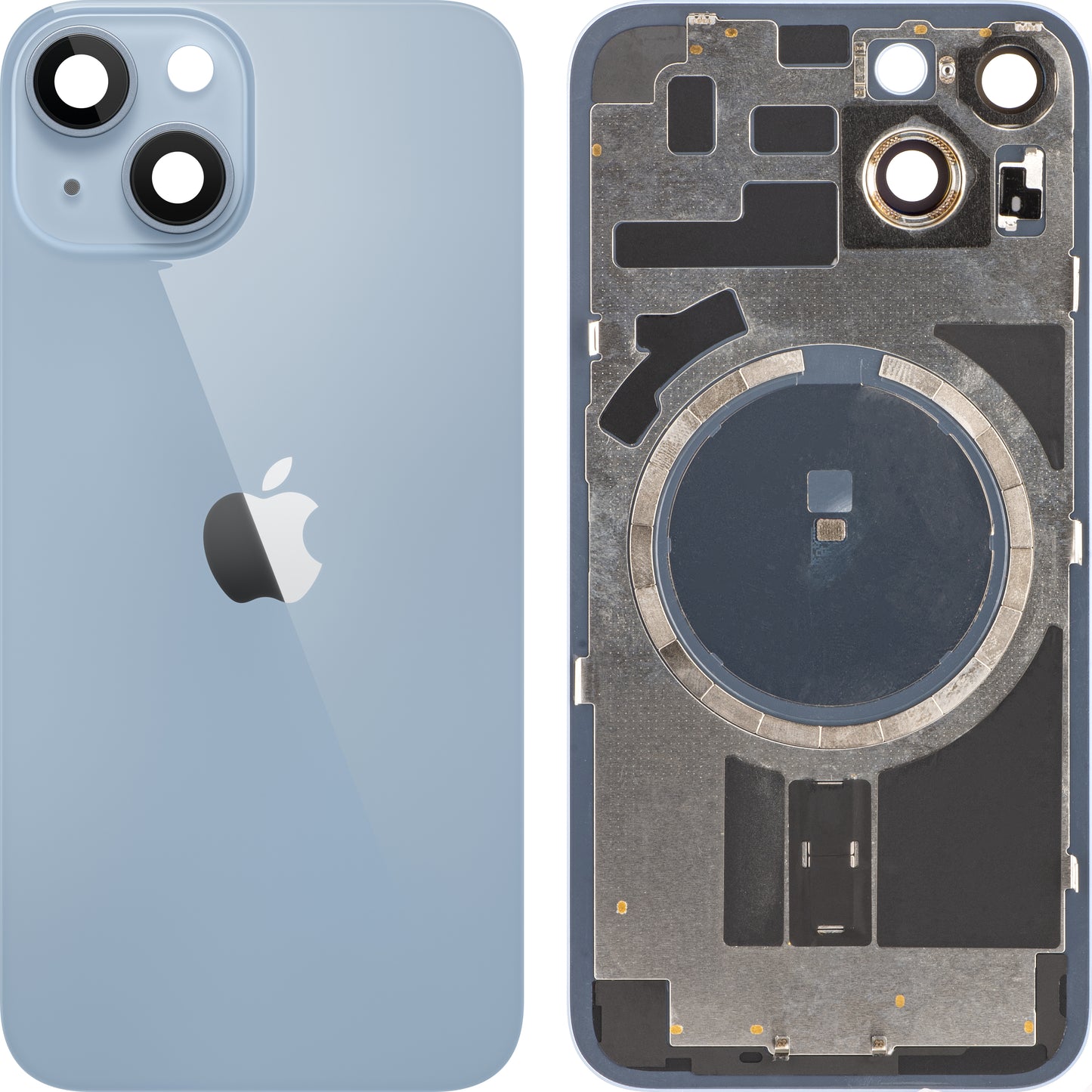 Apple iPhone 14 akkufedél, kék, prémium csere